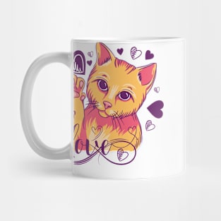 Valentine Cat Mug